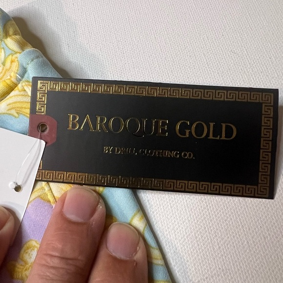 NWT Men's Pastel Baroque Print Board Shorts Size Medium (Z) - Picture 4 of 7